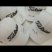 Titleist契約プロ サイン入りキャップ