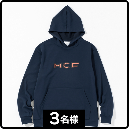 MCF ロゴプリントパーカー <ネイビー> 3名様