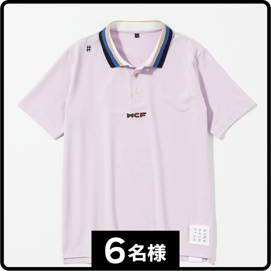 MCF カラーブロックポロシャツ <ピンク> 6名様