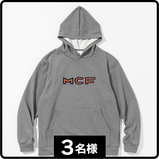 MCF ロゴプリントパーカー <グレー> 3名様